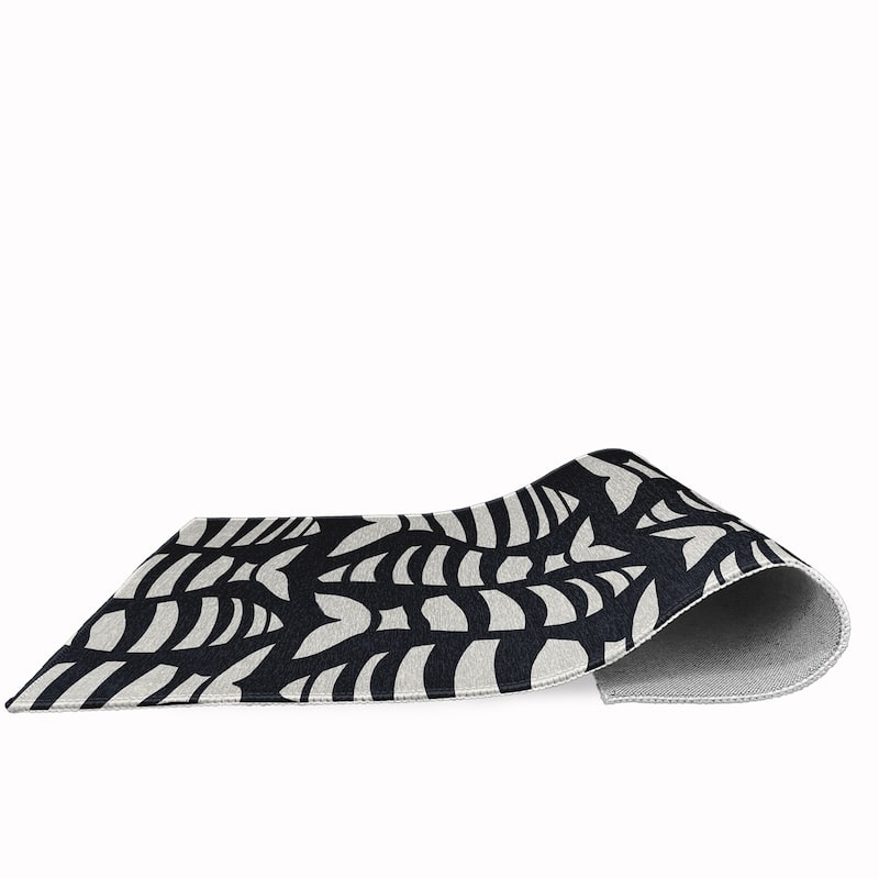 Swimming School Nautical Chenille Rug