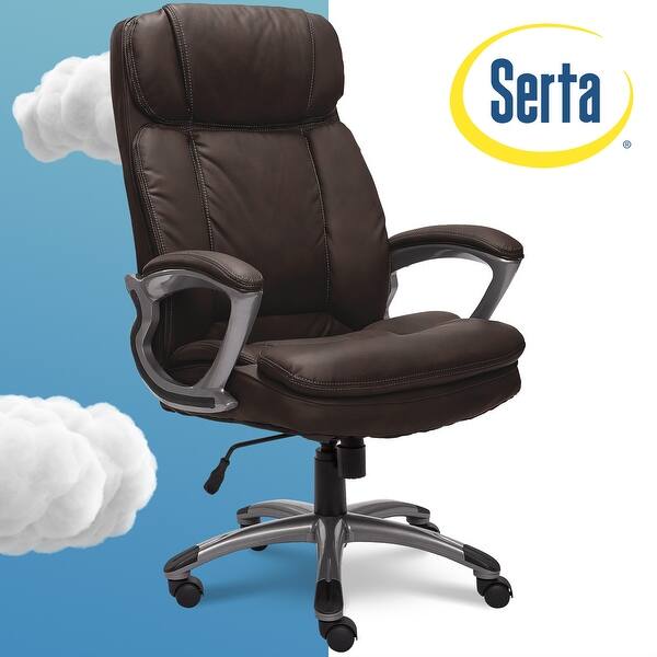 Shop Serta Big And Tall Executive Office Chair On Sale Overstock 18221596