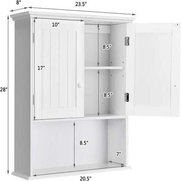 Bathroom Wall Cabinet 8 D x 23 5 W x 28 H Bed Bath Beyond 39990283