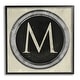 preview thumbnail 9 of 27, Stupell Letter M Initial Vintage Shape Typewriter Key Framed Wall Art - Beige 12 x 12 - Black