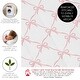 preview thumbnail 6 of 4, Sweet Jojo Designs Pink Bows Girl Toddler Weighted Blanket 5lbs for Kids -Blush Elegant, Vintage, Coquette for Ballet Collection