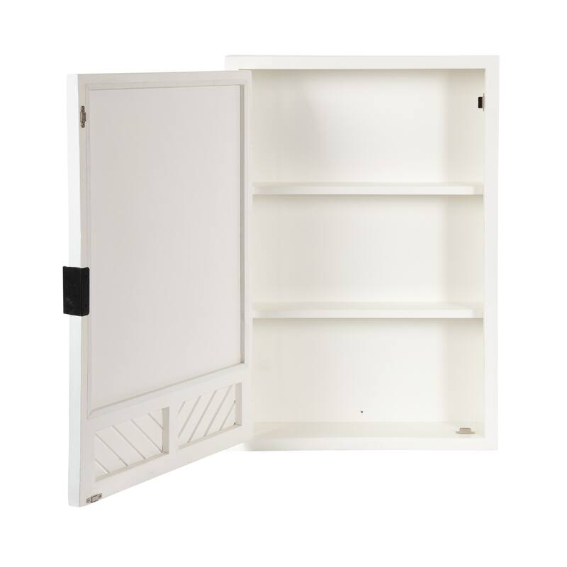 Kate and Laurel Mezzeta Bathroom Cabinet with Mirror