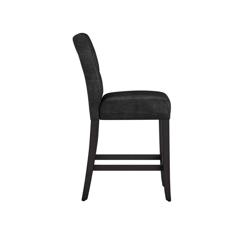 Mendoza Keyhole Counter Height Back Stool (Set of 2) by iNSPIRE Q Bold