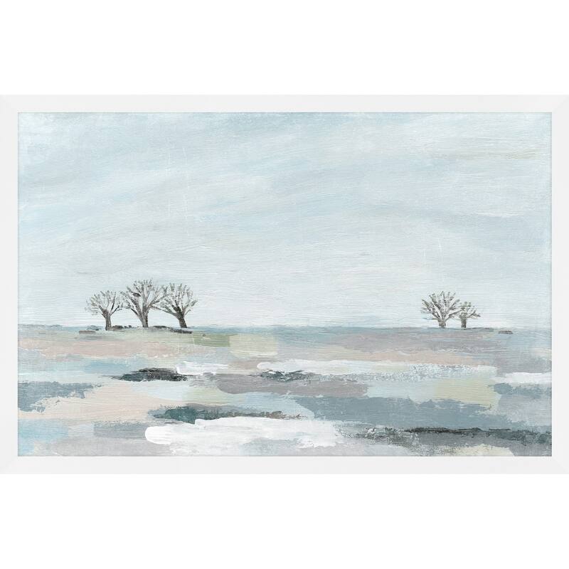 Winter at the Plains Framed Print