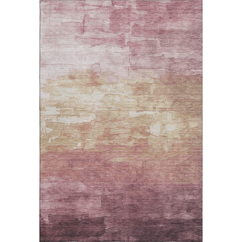 Premium Washable Super Soft Ombre Brushstrokes Mayfield Rug