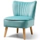 preview thumbnail 27 of 37, Costway Armless Accent Chair Modern Velvet Leisure Chair Single