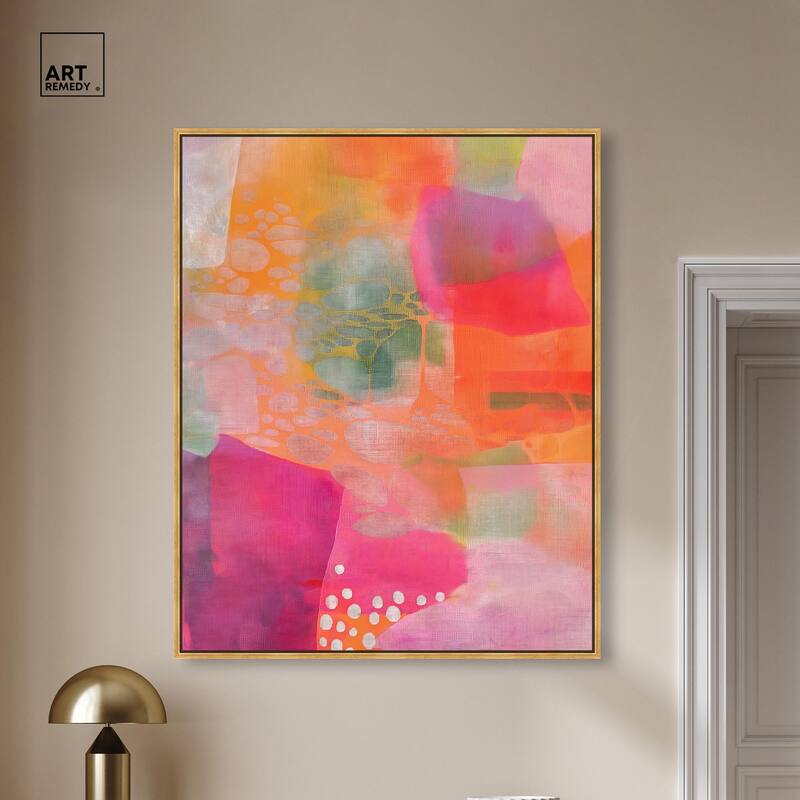 Garnet Gleam II Canvas by Art Remedy