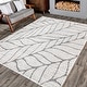 preview thumbnail 8 of 9, Nuloom Boyce Contemporary Leaves Area Rug - 2' x 8' Runner