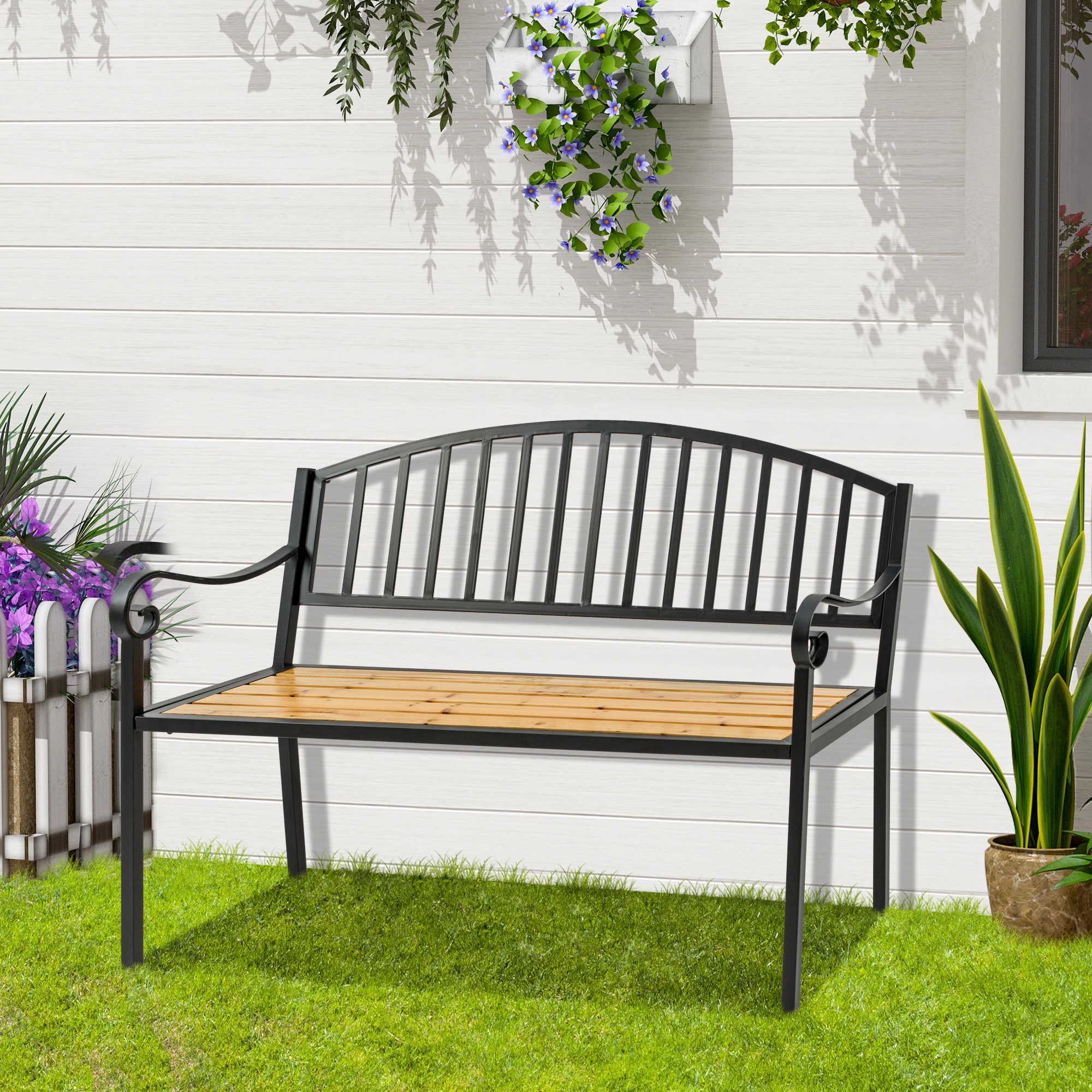Outsunny bench new arrivals