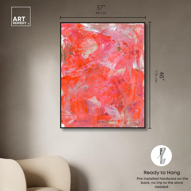 Shades of Red I Canvas by Art Remedy