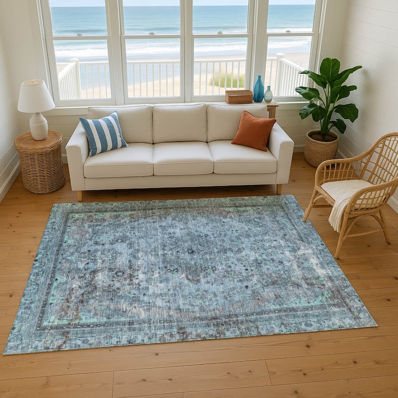 Premium Washable Super Soft Vintage Traditional Mayfield Rug