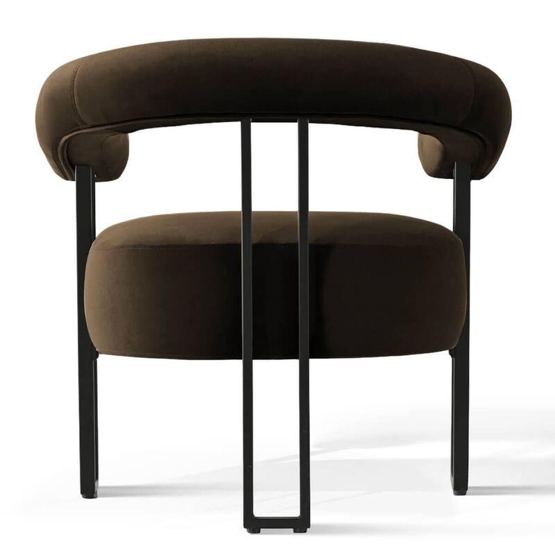 30" Wide Upholstered Velvet Accent Chair