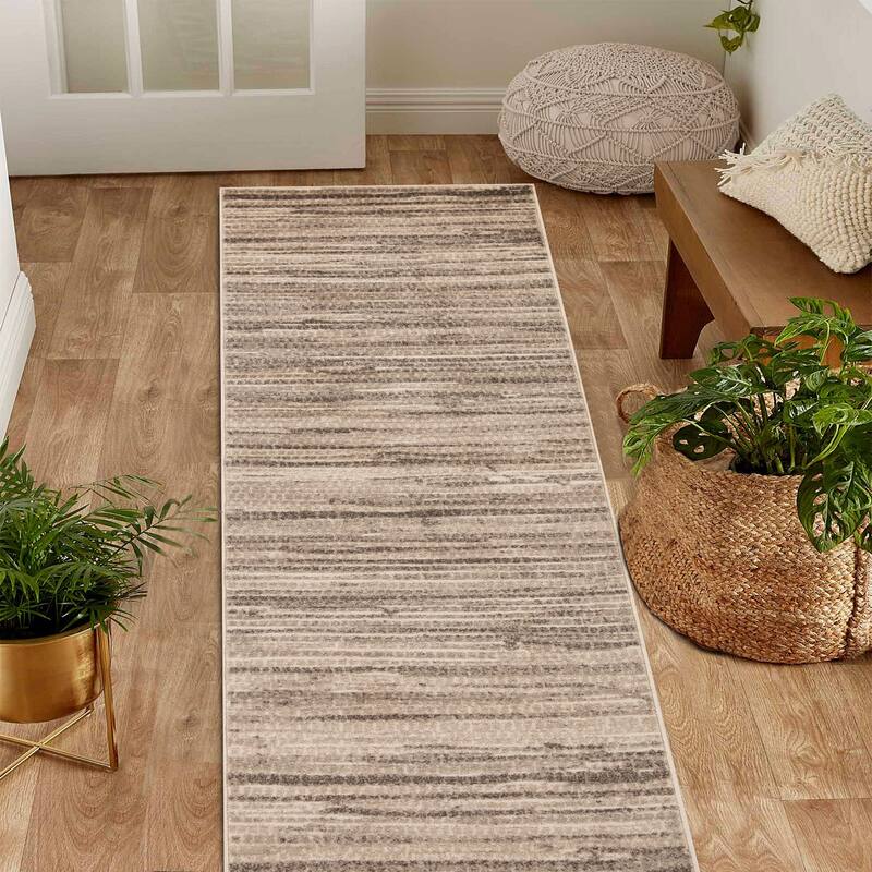Superior Eclectic Abstract Lines Indoor Area Rug
