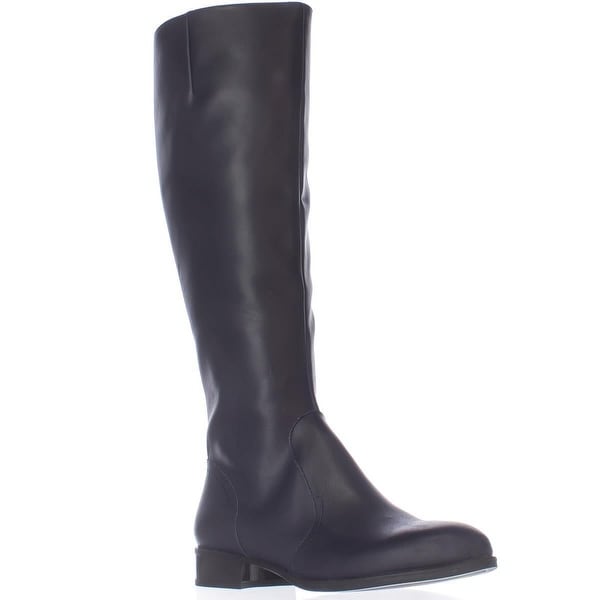 Nine West Nicolah Tall Riding Boots - Navy