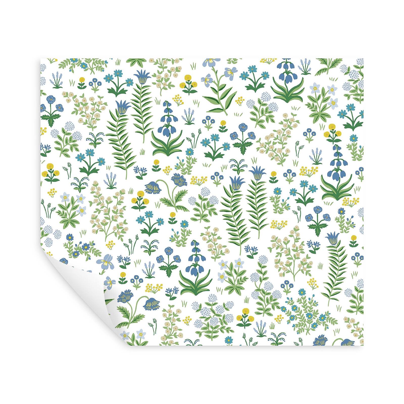 Rifle Paper Co.Menagerie Garden Blue Multicolor Peel and Stick