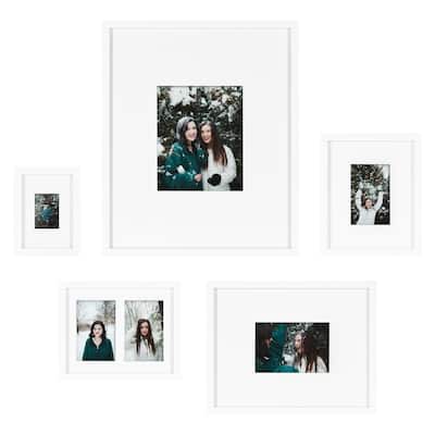 Kate and Laurel Gallery Wall Matted Picture Frame Set