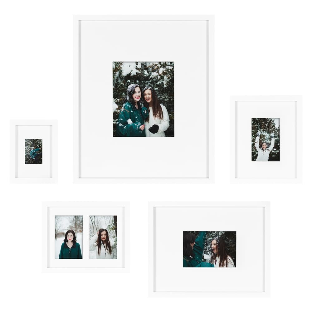 Kate and Laurel Gallery Wall Matted Picture Frame Set