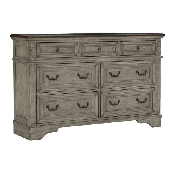 ashley furniture grey dresser Derekson - Multi Gray main image 1