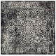 preview thumbnail 149 of 224, SAFAVIEH Evoke Quinn Vintage Distressed Rug 3' Square - Black/Grey - Square