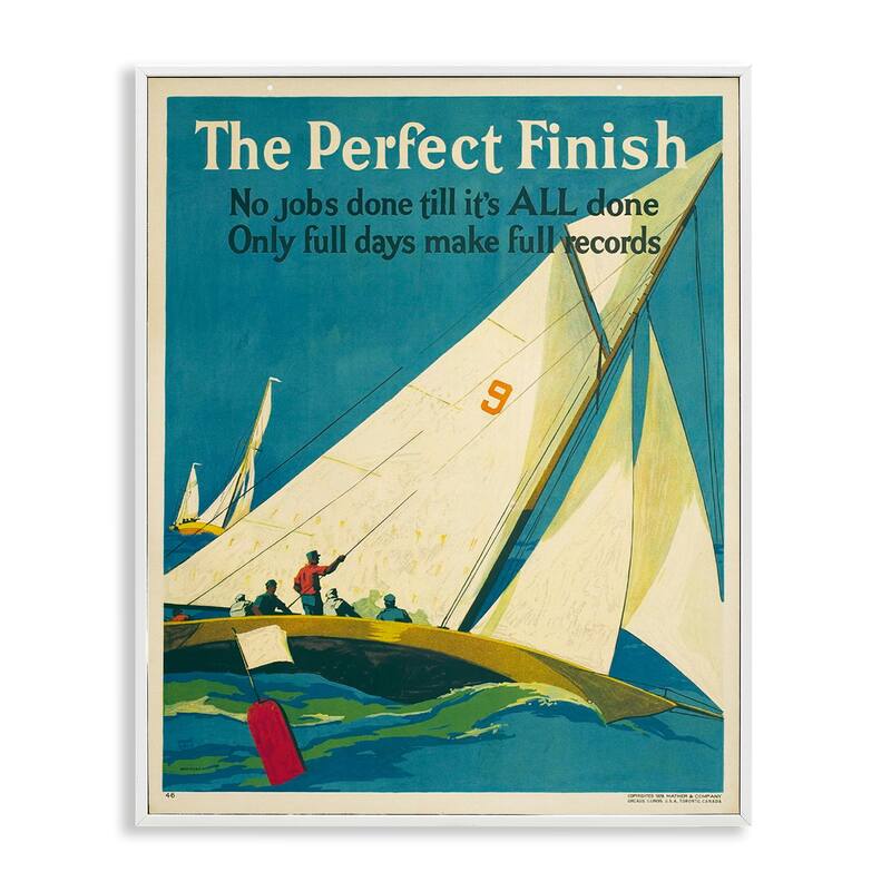 Stupell Perfect Finish Antique Sailors Framed Giclee Art Design By Marcus Jules - 11 x 14 - White