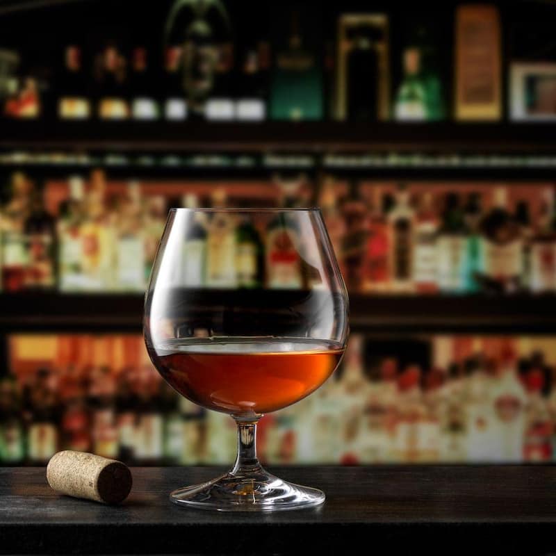 JoyJolt Cask Brandy Glasses 13.5 oz Set of 4 Glasses - 13.5 oz