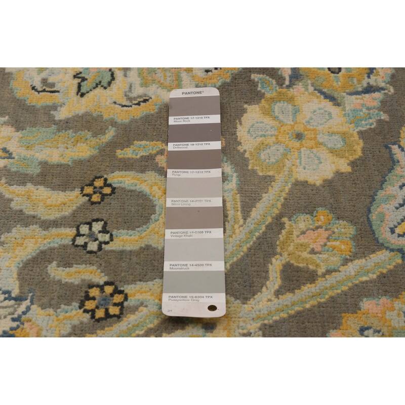 ECARPETGALLERY Hand-knotted Jamshidpour Grey, Taupe Wool Rug - 8'0 x 9'9