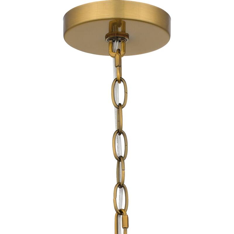 Malia 4-Light Brushed Gold Pendant Light