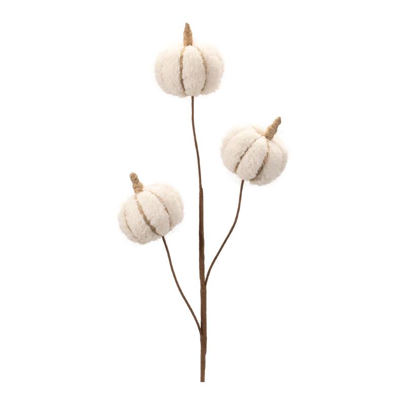 Plush Fall Pumpkin Spray (Set of 6)