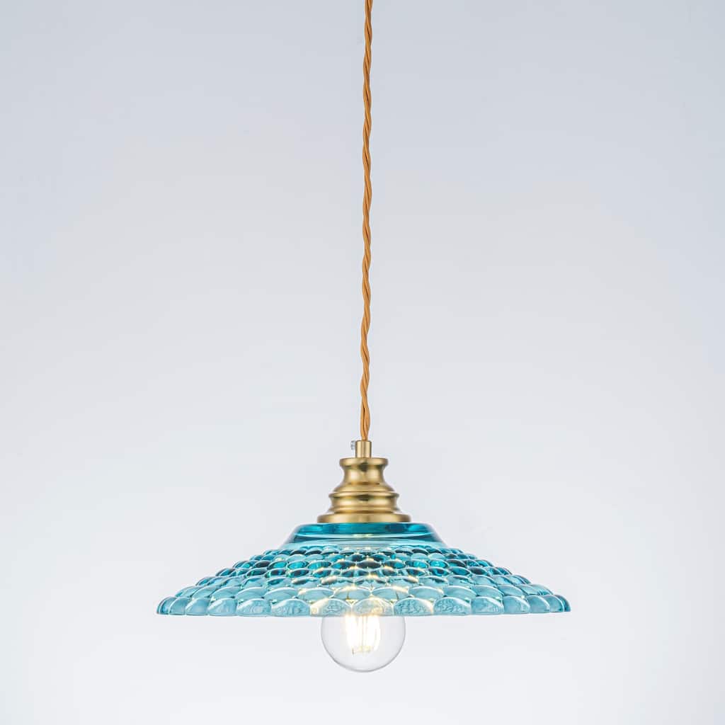 1-Light Pendant Light Art Glass Light for Kitchen Island - 1 Light