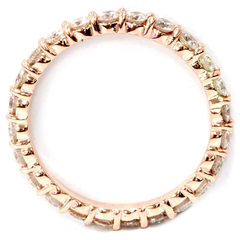 1ct Diamond Eternity Ring Rose Gold