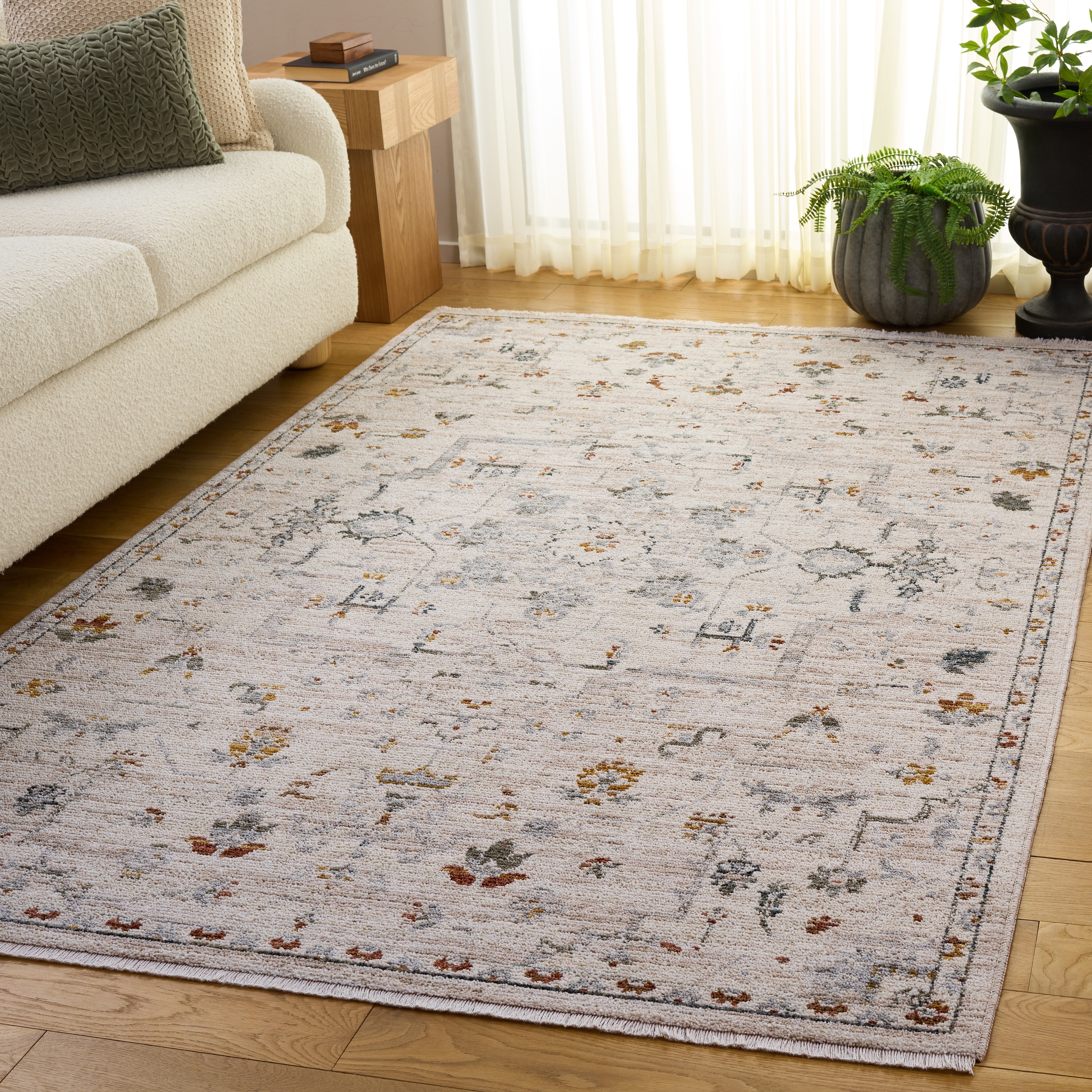 SAFAVIEH Vintage Rosewood Angels Rug