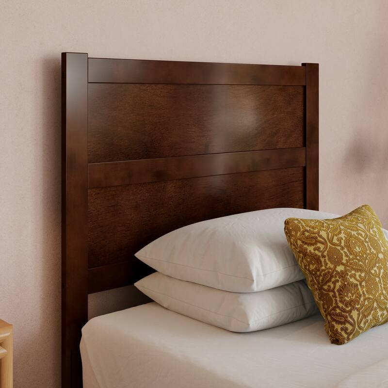 Aveline Wood Platform Bed with Matching Footboard & Trundle