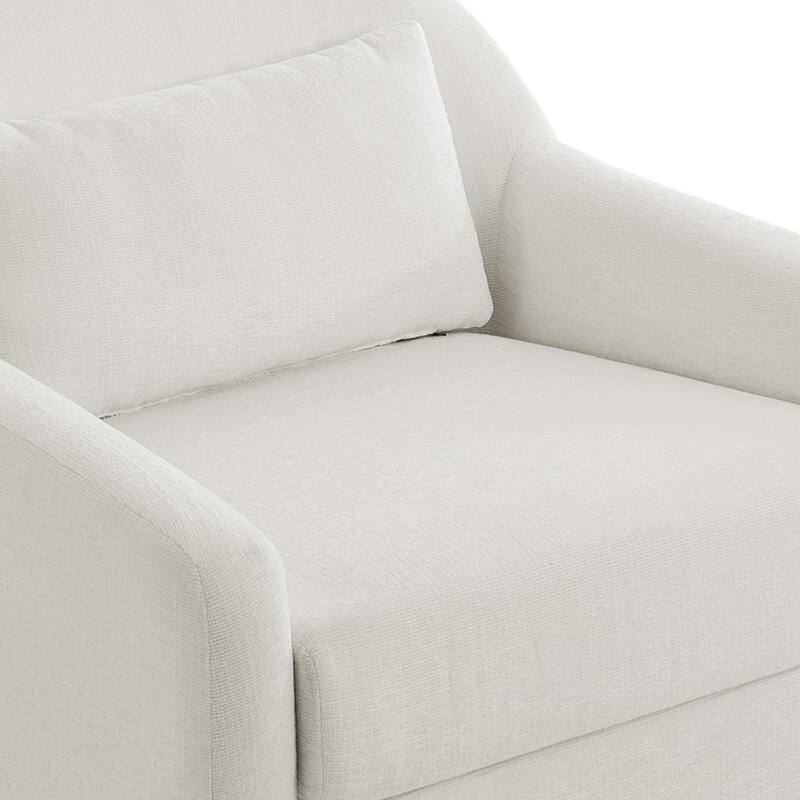 2 Set Modern Chenille Swivel Accent Chairs