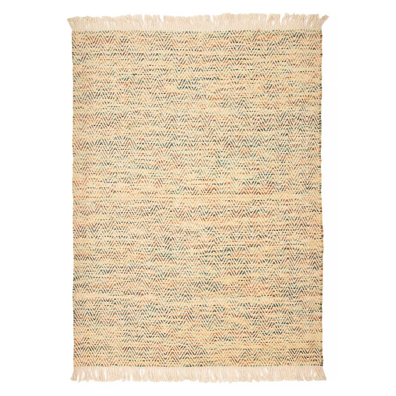 Sienna Green Rug 5'7" x 7'4" - 5'7 x 7'4 - Green - 5'7 x 7'4