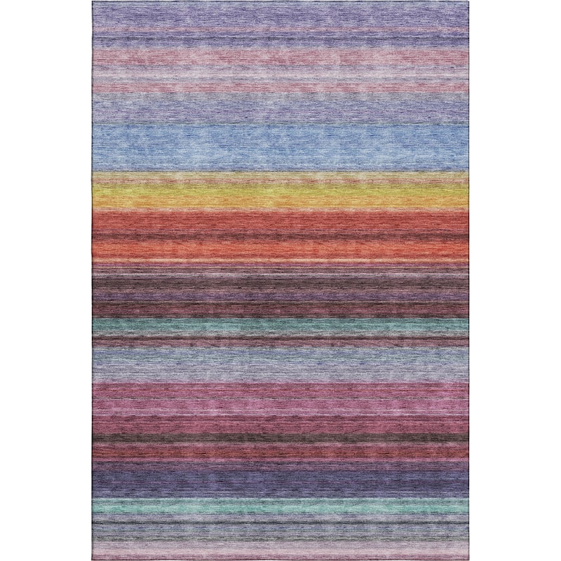 Premium Washable Super Soft Modern Stripes Mayfield Rug