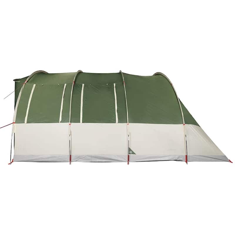 vidaXL Camping Tent Tunnel 5-Person Green Waterproof