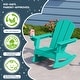 preview thumbnail 19 of 58, Laguna Kids Outdoor Poly Adirondack Rocking Chair with Side Table 3-Piece Set