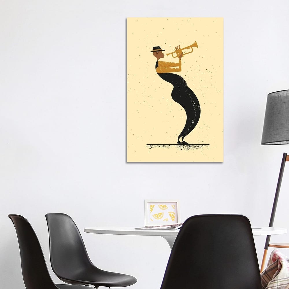 iCanvas "Jazz Player" by Amer Karic Canvas Print