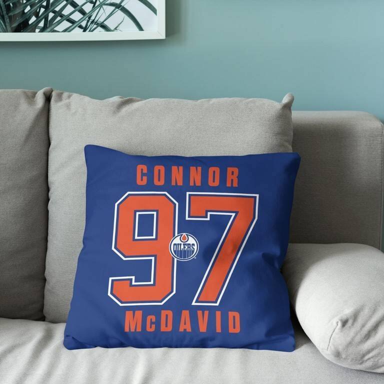 NHL Player 18 Inch Throw Pillow
