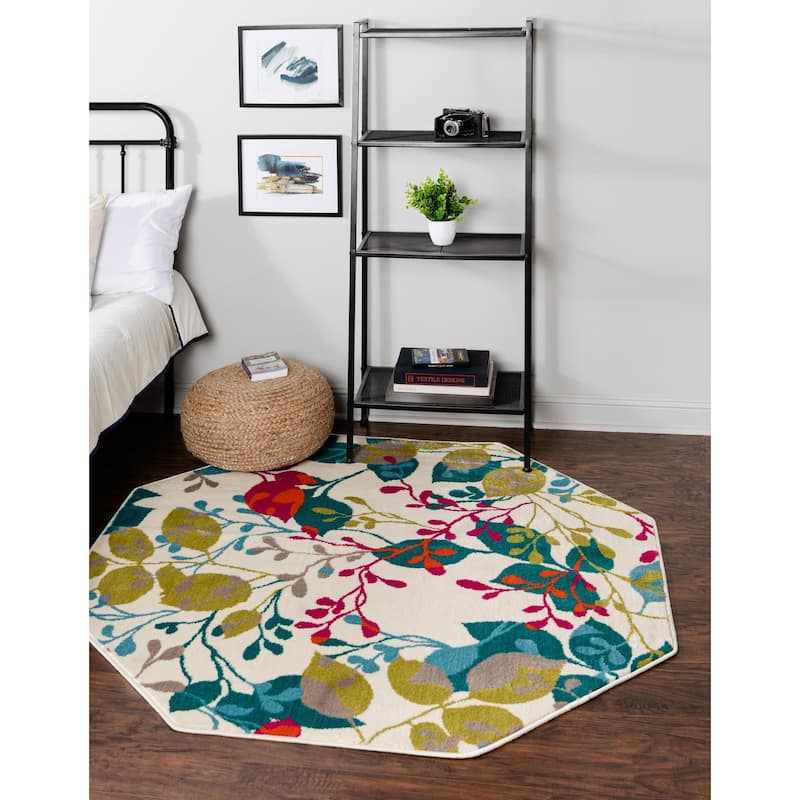 Contemporary Chorisia Collection Area Rug