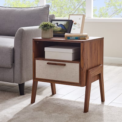 NPD Furniture Heaton Side Table 1 Drawer