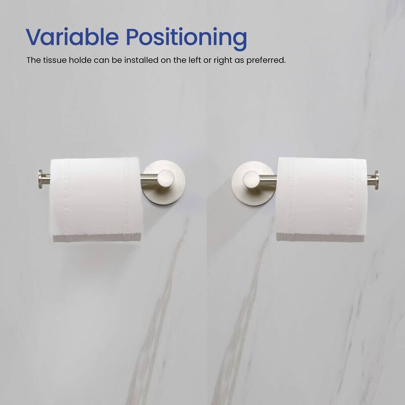 Circular 5-Piece Bathroom Hardware Set