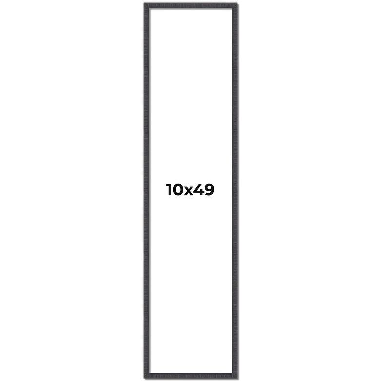 10x49 Frame Brown Solid Wood Picture Frame - Complete Modern Photo