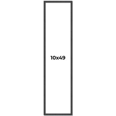 10x49 Frame Brown Solid Wood Picture Frame - Complete Modern Photo