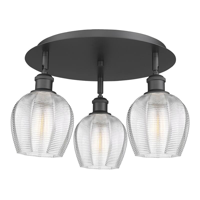 Innovations Lighting Norfolk - 3 Light 18" Flush Mount