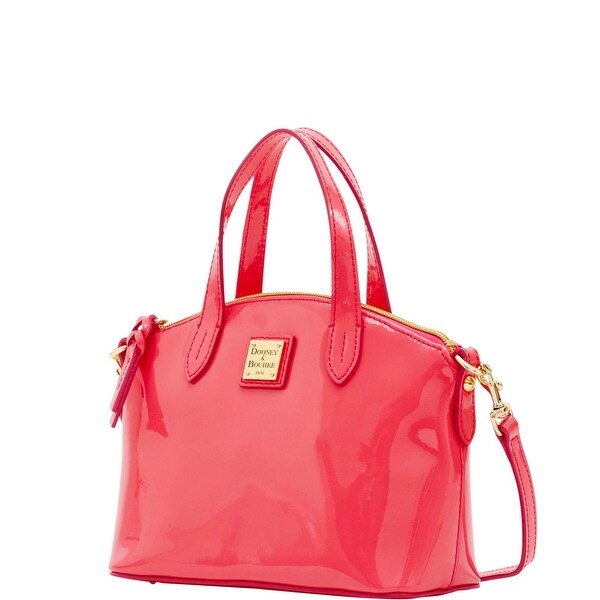 dooney and bourke red patent leather bag