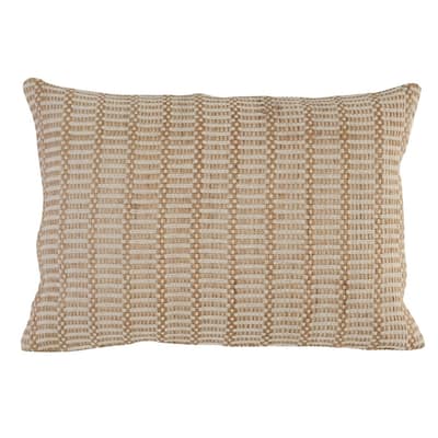Helen 14"x 20" Throw Pillow in Beige by Kosas Home