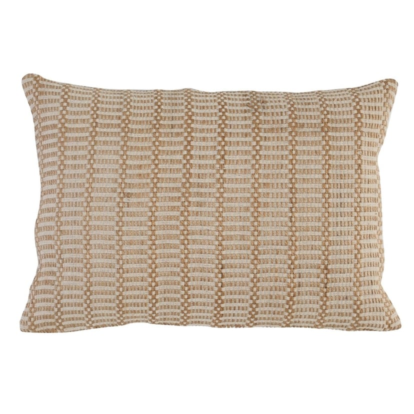 Helen 14"x 20" Throw Pillow in Beige by Kosas Home
