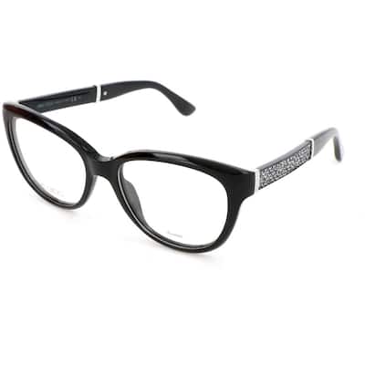 Jimmy Choo Women's 53mm Black Glitter Opticals JC179-FA3-53