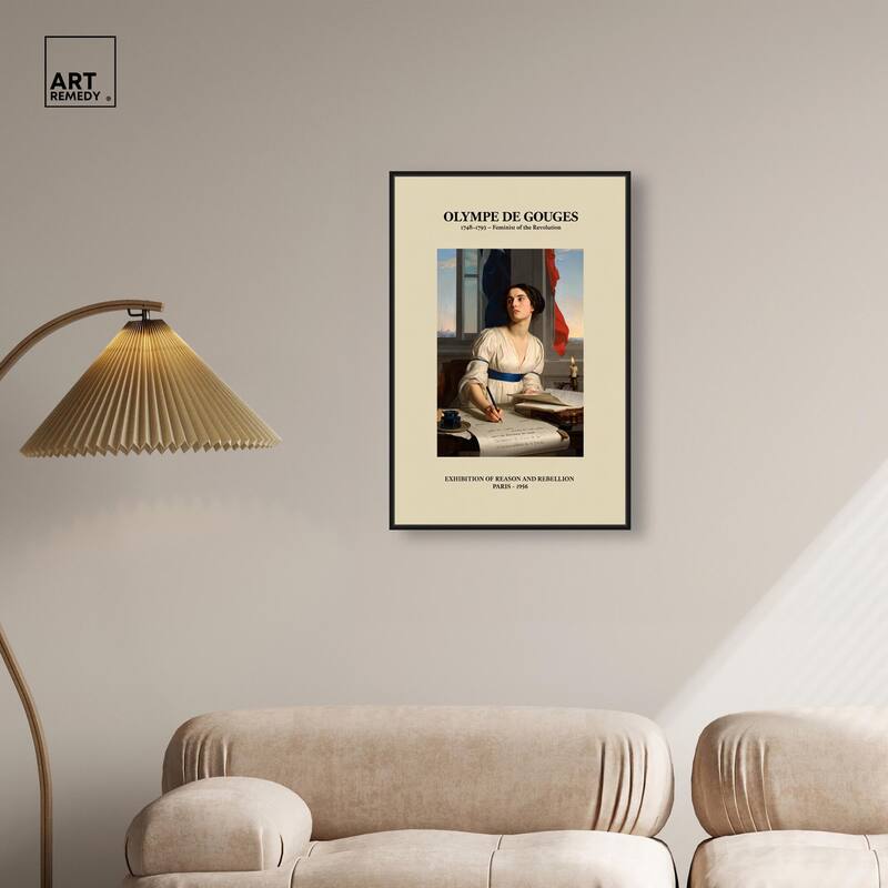 Intellectual Olympe Canvas by Art Remedy